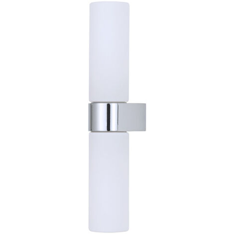 Applique Natalie bianco/cromo 2xG9 10W IP44 Nowodvorski