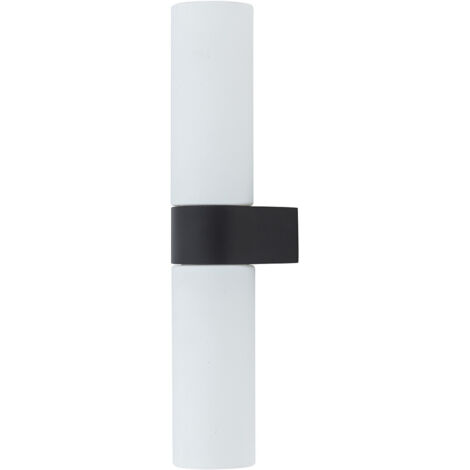 Applique NATALIE tubo verticale nero/bianco 2xG9 IP44 Nowodvorski