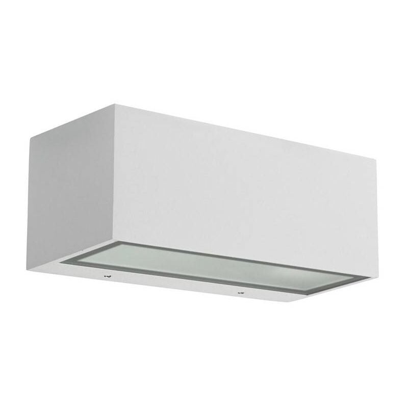 Nemesis Aluminium - Applique murale d'extérieur à 1 lumière blanche IP54, E27 - Leds-c4