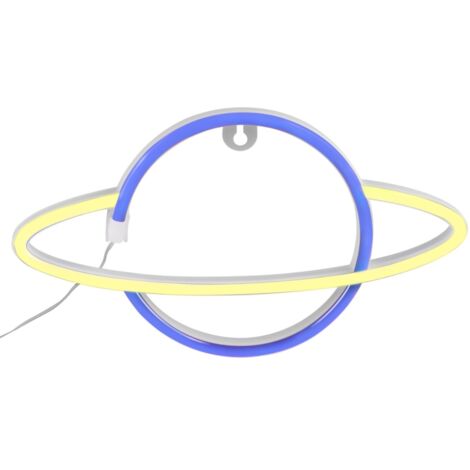 Applique néon Planète blanche LED 3W USB/AA Polux