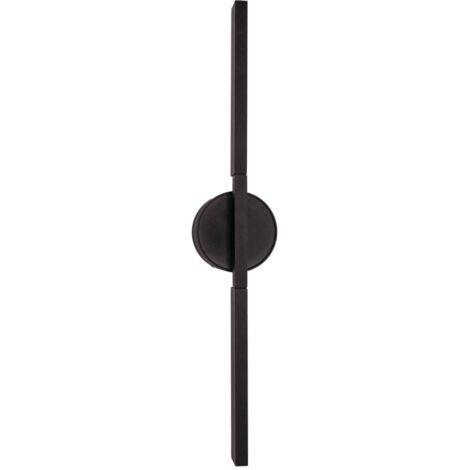 Applique nera lineare 45 cm Merano LED 10W Maxlight