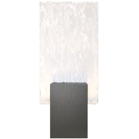 Applique nera Vetro con cristallo LED 3W W0361 Maxlight