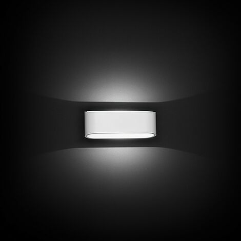 Applique Nobile a parete LED 7,5W 3000K verniciato alluminio DL005/AL