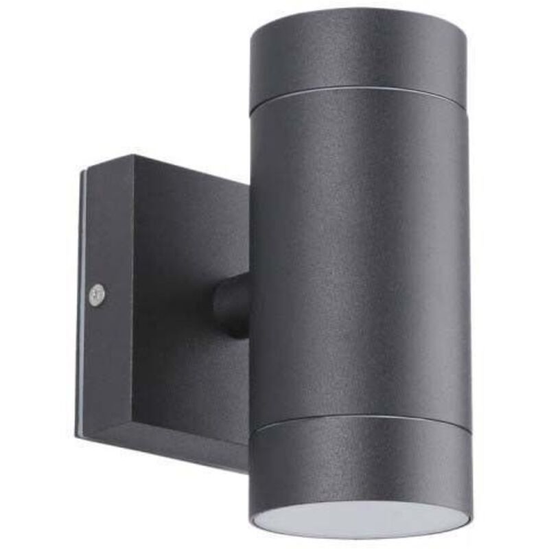 Arum Lighting – Applique extérieure noire double faisceau GU10 IP54 – Fonte d'aluminium – Protection humidité – Dimensions 14.2x11.5x8.5 cm Arum Lighting – Applique extérieure noire double faisceau GU10 IP54 – Fonte d'aluminium – Protection humidité – Dimensions 14.2x11.5x8.5 cm