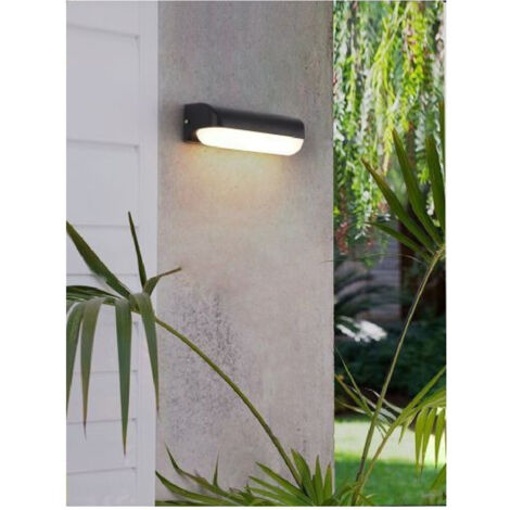 Applique Noir Extérieur 12 Watt Lumière Chaude Froide Naturelle Es63