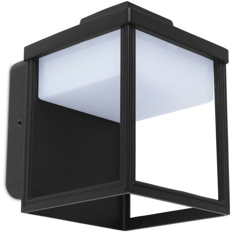 main image of "Applique Noir Matt ZOE, LED Intégrée, 9W, 330 lumens, 3000K, IP54, 230V, Classe I"