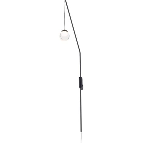 Applique noire globe suspendu Zoom LED 3W Maxlight
