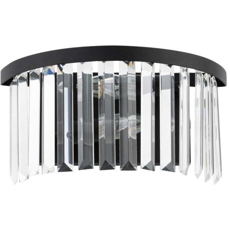 Applique Nowodvorski CRISTAL 7633 nera cristallo 2xE14