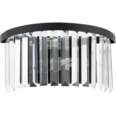 Applique Nowodvorski Cristal 7633 noir/cristal 2L 2xE14