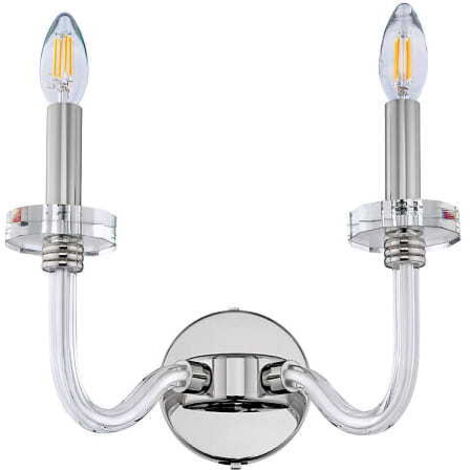 Applique Nowodvorski Hampton cromo vetro 2xE14 8155