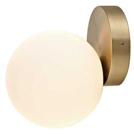 Applique Nowodvorski ICE BALL ottone vetro G9 IP44 25W