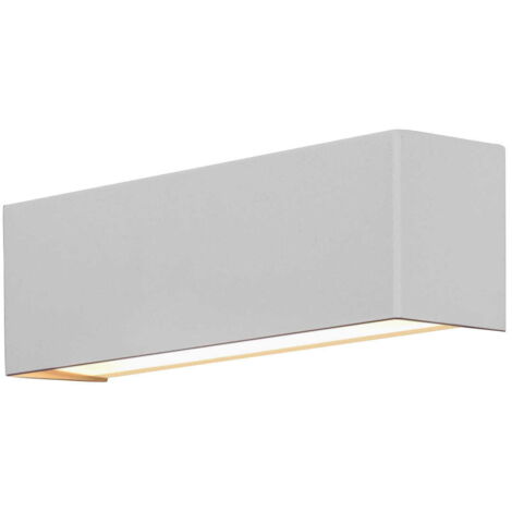 Applique Nowodvorski Straight bianca acciaio 1 luce E14