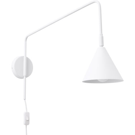 Applique Nox acier 1xE14 14cm Sollux