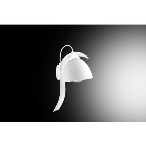 APPLIQUE ONDA E27 18X20XH27CM BIANCA