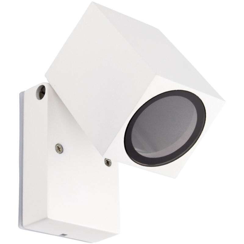 Applique Murale Extérieure Aluminium Carrée Onuba Blanc Applique Murale Extérieure Aluminium Carrée Onuba Blanc