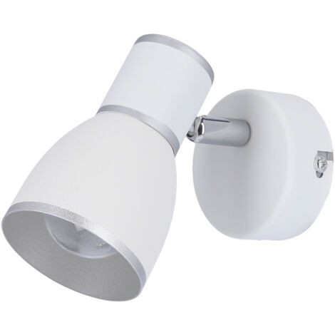 Applique orientabile Candellux FIDO 91-63366 bianco/cromo 1xE14