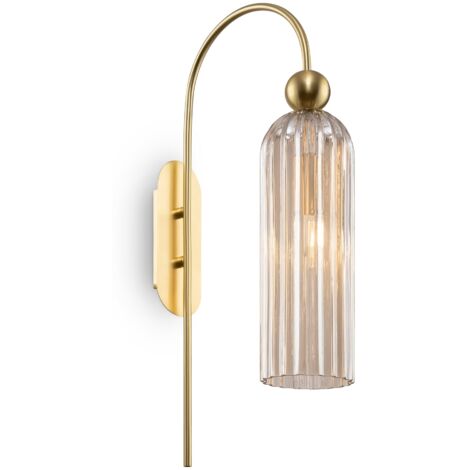 Applique oro con diffusore vetro Antic Maytoni MOD302WL-01CG