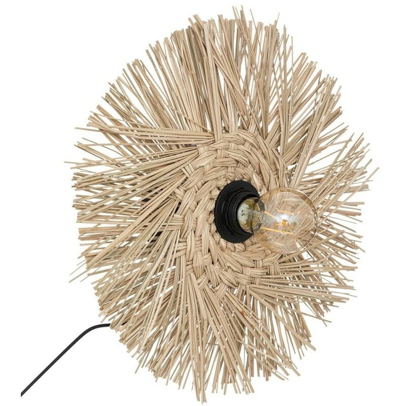 Atmosphera Créateur D'intérieur - Applique paille Tea naturel D34