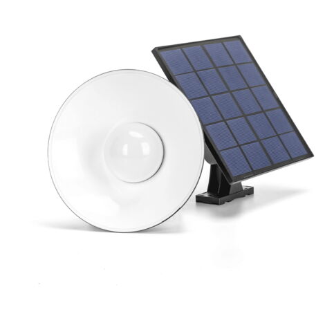 Applique pendente Led da soffitto 4W Nero con pannello solare e sensore crepuscolare IP65 Dimmerabile temperatura colore regolabile con telecomando Aigostar