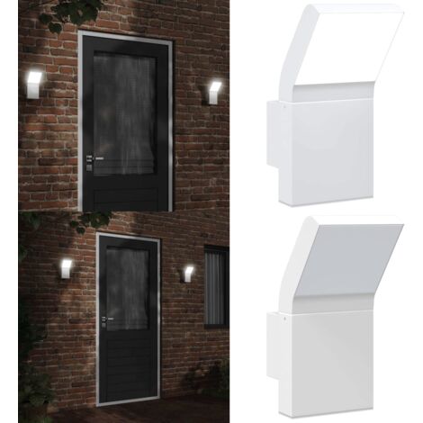 Applique per Esterni con LED Bianca in Alluminio Pressofuso - Illuminazione esterna - Lampada da giardino