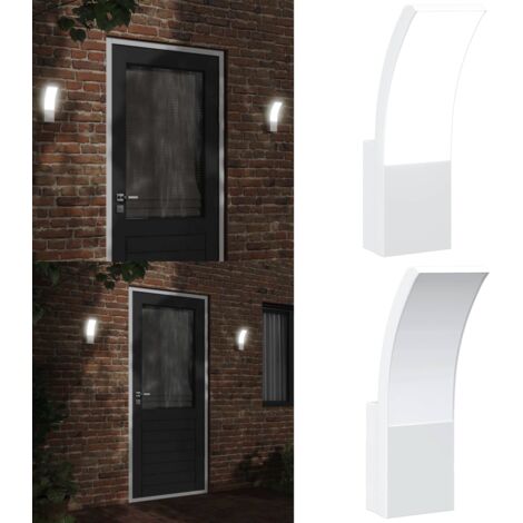 Applique per Esterni con LED Bianca in Alluminio Pressofuso - Illuminazione esterna - Luce LED