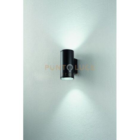 APPLIQUE PER ESTERNI JUBO 2 LUCI ATTACCO GU10 BIANCO H.21,5CM