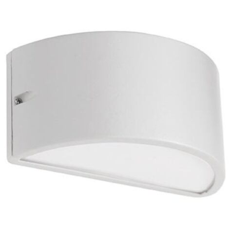 Applique per esterni LINUS 25x13 cm doppia emissione in alluminio Bianco