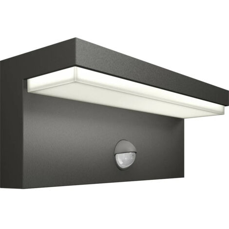 Applique per esterno da muro 10 watt con sensore PIR di movimento lampada da parete per giardino facciata terrazzo IP54