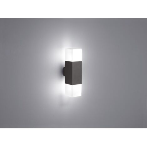 Applique per Esterno Doppia Luce Led Hudson Antracite Trio Lighting