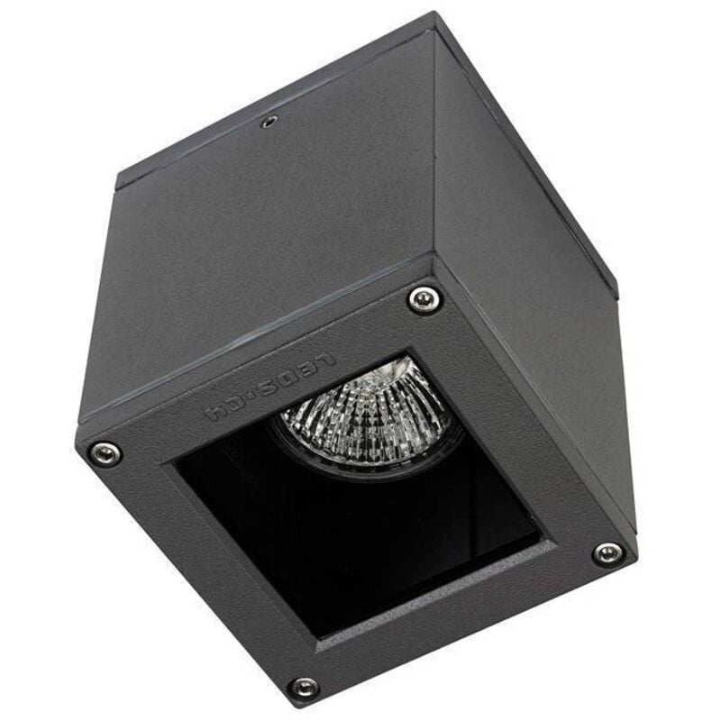 Afrodita - Plafoniera da esterno a 1 luce Urban Grey IP54, GU10 - Leds-c4