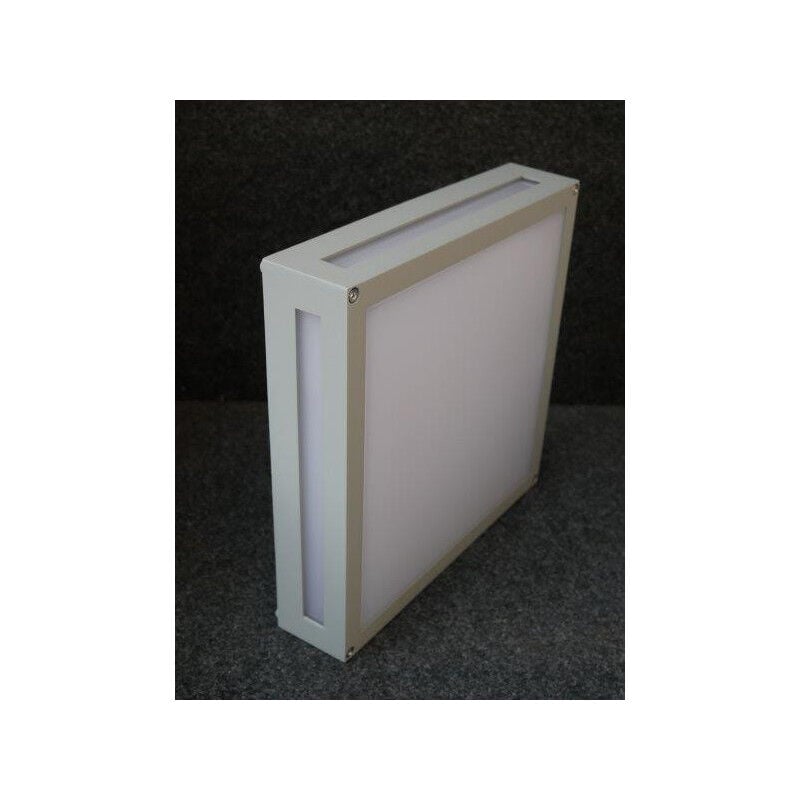 Applique plafonnier extérieur gris titane 300x300x95mm led 13.5W 3000K 1000lm 230V non-dimmable IP54 newa trio