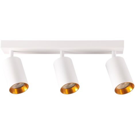 Applique/plafonnier MARIBEL Polux 3xGU10 blanc/doré