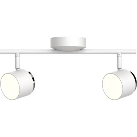 Applique-plafonnier orientable LED 2x blanc 3000K Polux