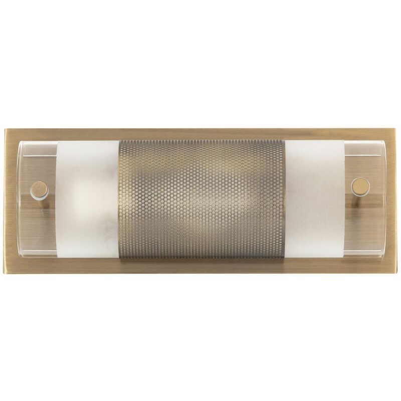 Applique murale PERIODIC avec abat-jour en verre bronze