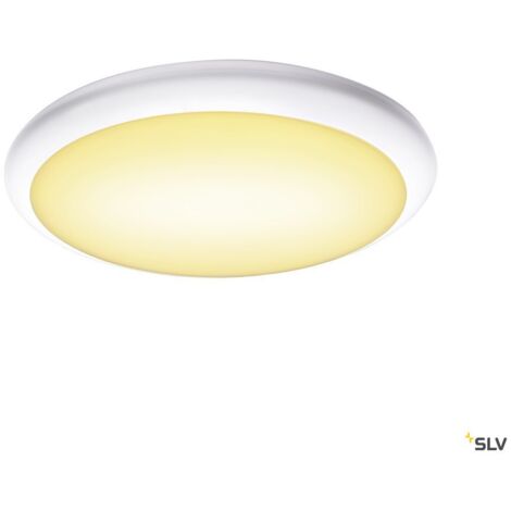 Applique plafonnier RUBA 42 blanc LED 22W 3000/4000K plast recyclé inter CCT - SLV - 1005090