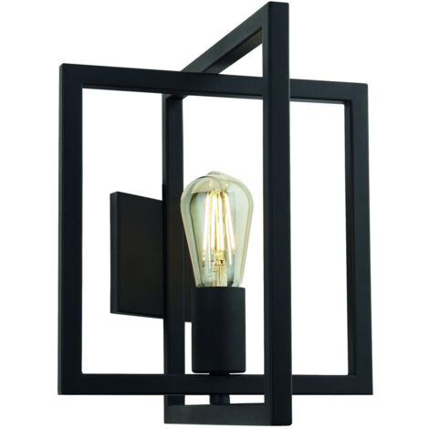 Applique Plaza - Metallo Nero Opaco