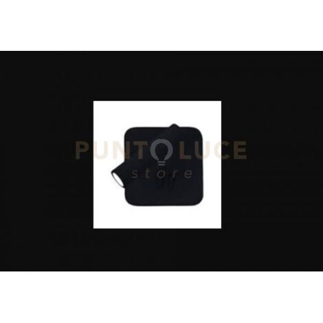 Applique Plug in metallo verniciato colore nero con faretto 13x13cm LED 6W 346LM + LED 3W 150LM (FARETTO) 3000K