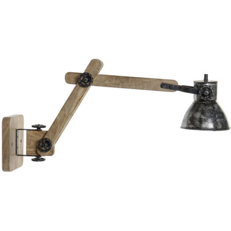 Applique Potence Bois et Métal Style Industriel
