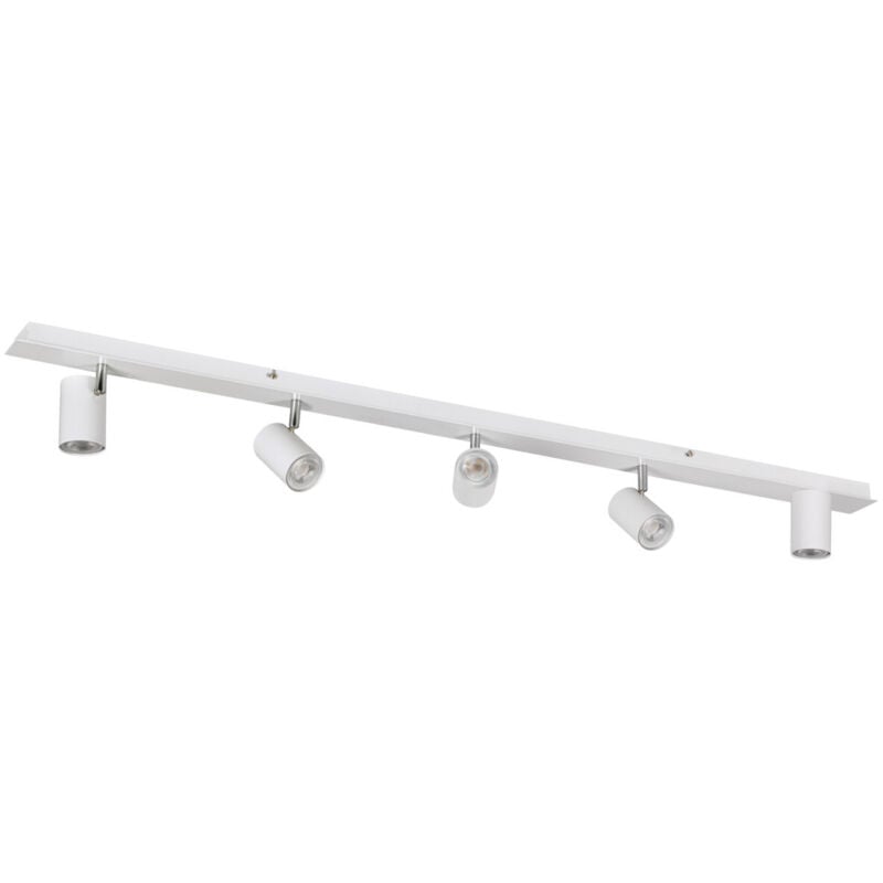 Plafonnier 5xGU10 10W IP20 1230mm Blanc