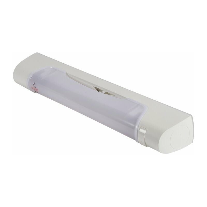 Applique prismaline avec interrupteur Sarlam Legrand 480 lm - Lampe linolite - IP24 - Pour salles de bain et logements