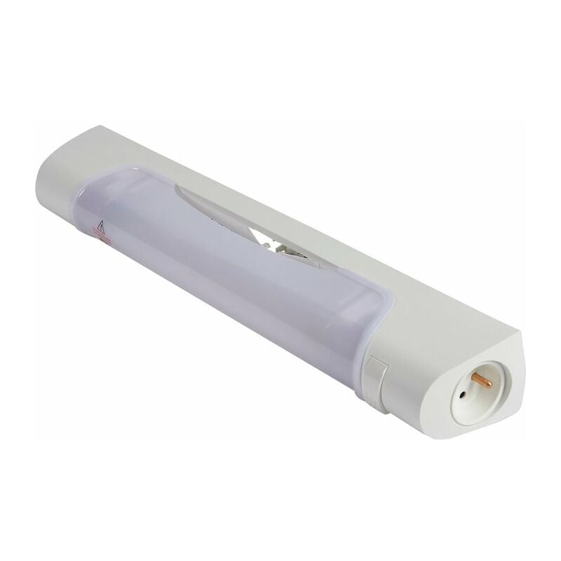 Applique standard prismaline Sarlam Legrand Lampe linolite - Prise 2P+T - Pour salles de bain et logements