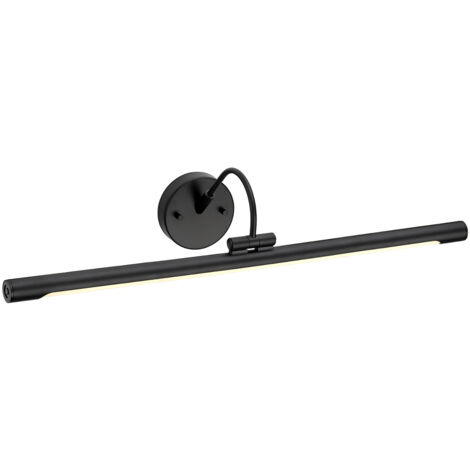 Applique Quadri E Specchi Contemporanea Alton Acciaio Nero Led 10W 3000K 549Lm