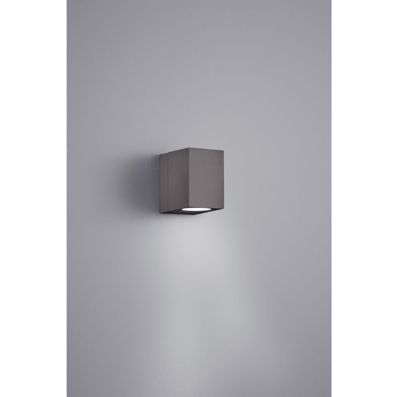 Applique Rectangulaire Tiber Spot Led Orientable IP54 Anthracite H10 cm Trio Lighting