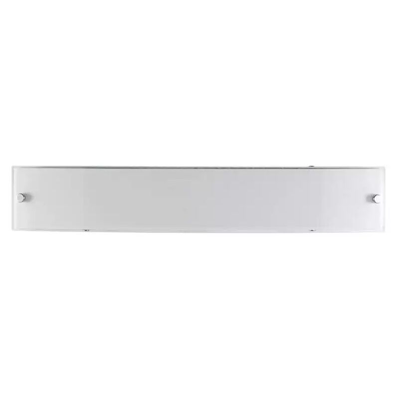 Applique led in metallo e vetro satinato 4000k, 12w
