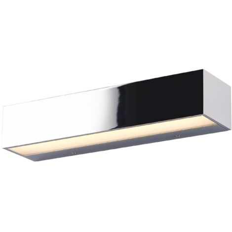 Applique rettangolare moderna cromata KROM LED 8,6W Maxlight