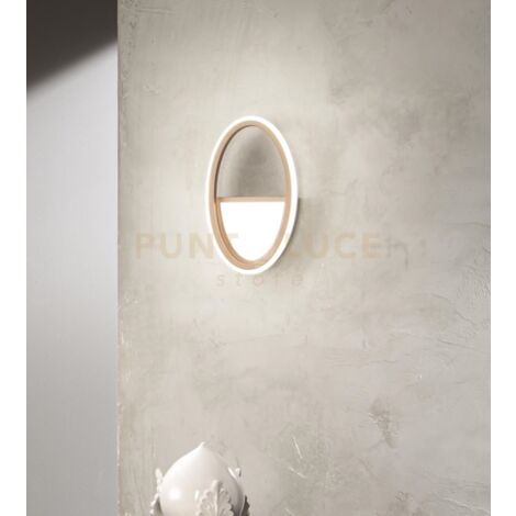 APPLIQUE RICE ORO LED 3000K 500LM 10W DIMMERABILE H.27CM