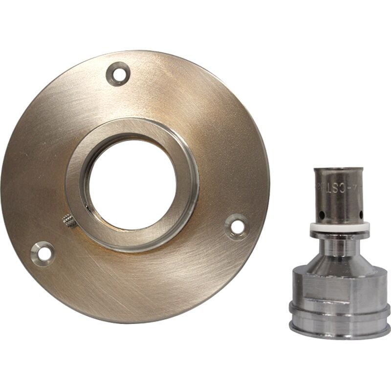 Applique robinet de jardin aplic'easy nickelée per à sertir Ø12 Anquier