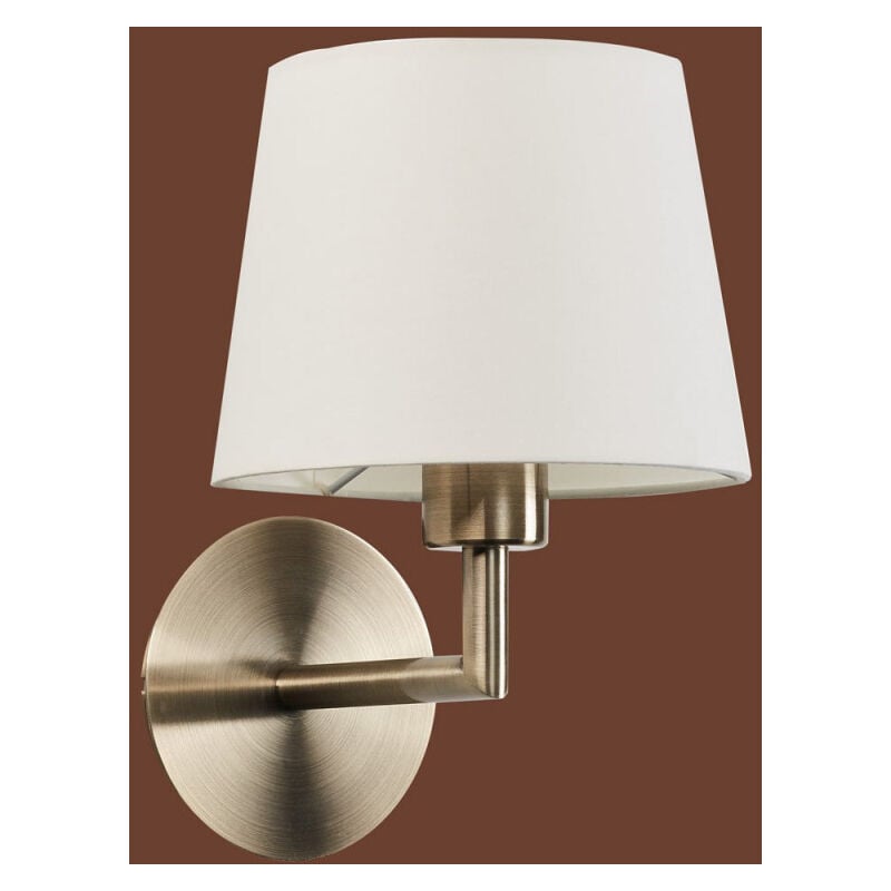 Applique Romi Laiton Patiné Abat Jour Crème