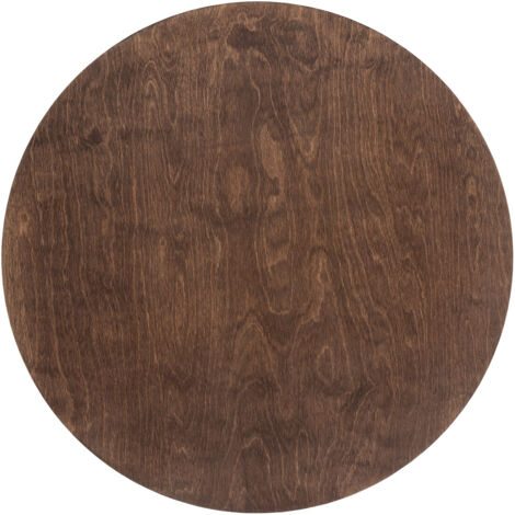 Applique ronde 75 cm bois foncé Ring Timber LED 22W