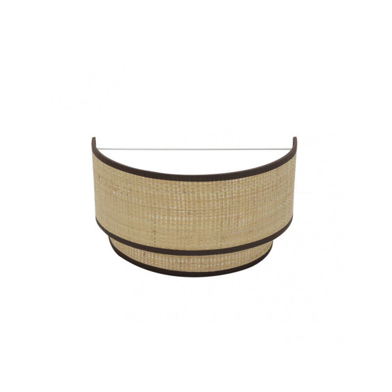 Applique roque 1xe27 naturel/brun 17x30x15 cm
